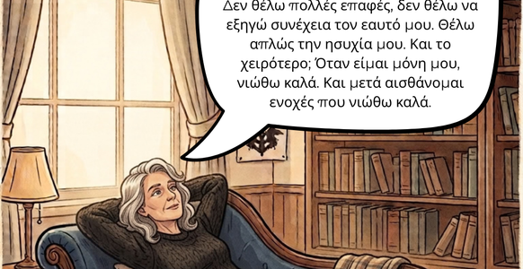 #5 Από τότε που πέρασα την κλιμακτήριο νιώθω ότι θέλω να τα γράψω όλα λίγο