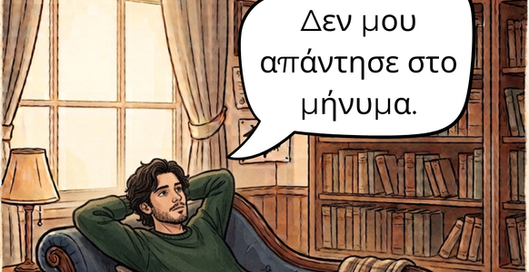 #1 Δεν μου απάντησε στο μήνυμα