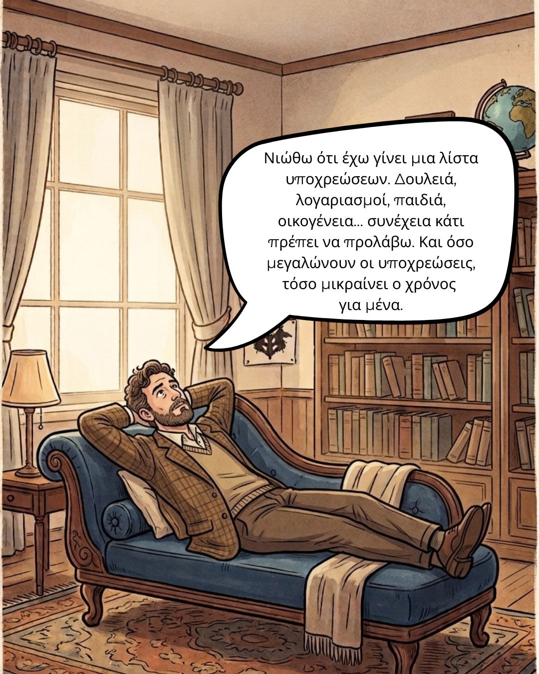 #6 Νιώθω ότι είμαι μια λίστα υποχρεώσεων